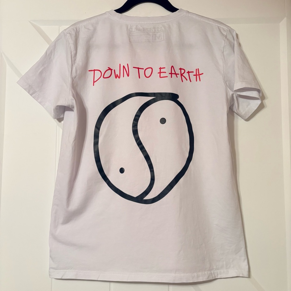 Astroworld Put On A Happy Face Graphic Tee Medium Cactus Jack Tour Shirt Travis - Picture 4 of 4